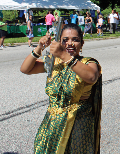 Girl from India Cultural Garden in Parade of Flags 2022